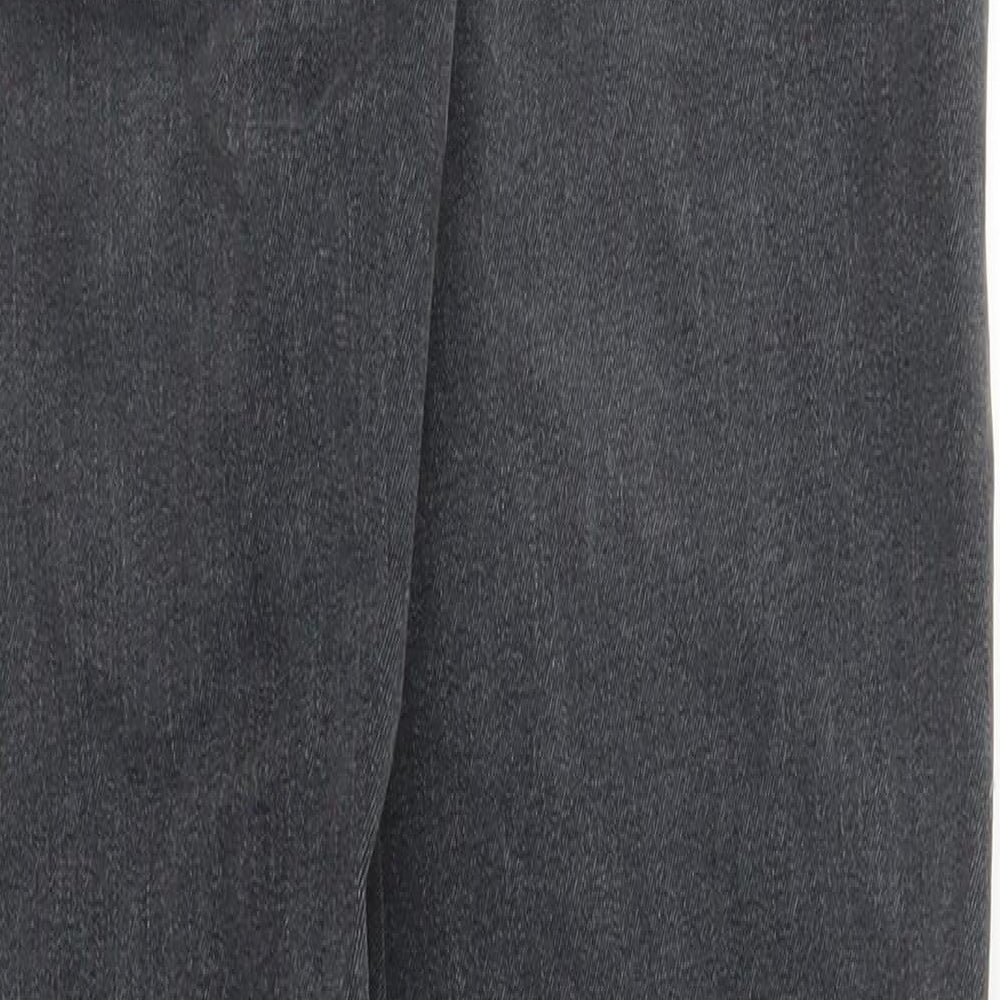 NEXT Mens Grey  Denim Bootcut Jeans Size 32 in L27 in