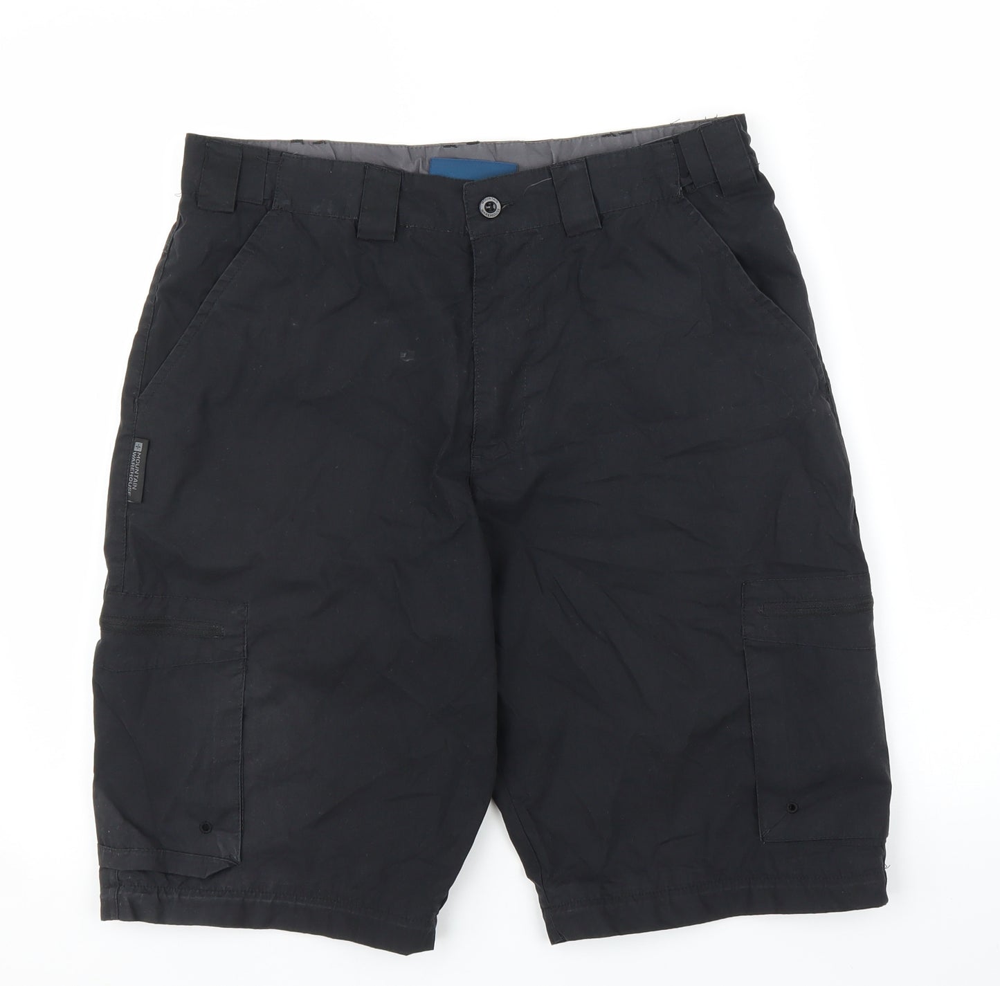Mountain Warehouse Mens Black   Cargo Shorts Size 32 in