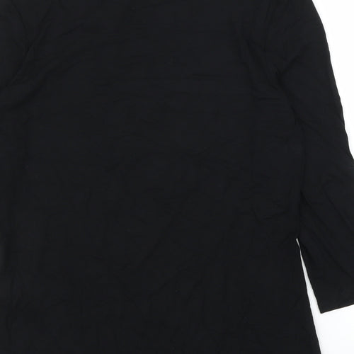 Barbara Lebek Womens Black   Basic T-Shirt Size 10
