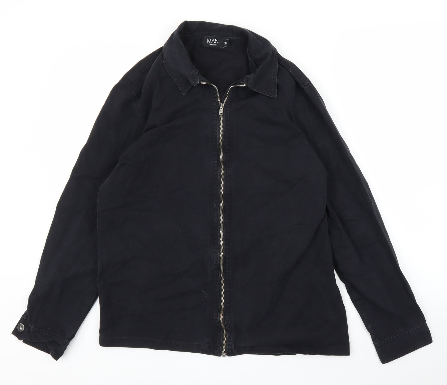 Boohoo Mens Black   Jacket  Size M