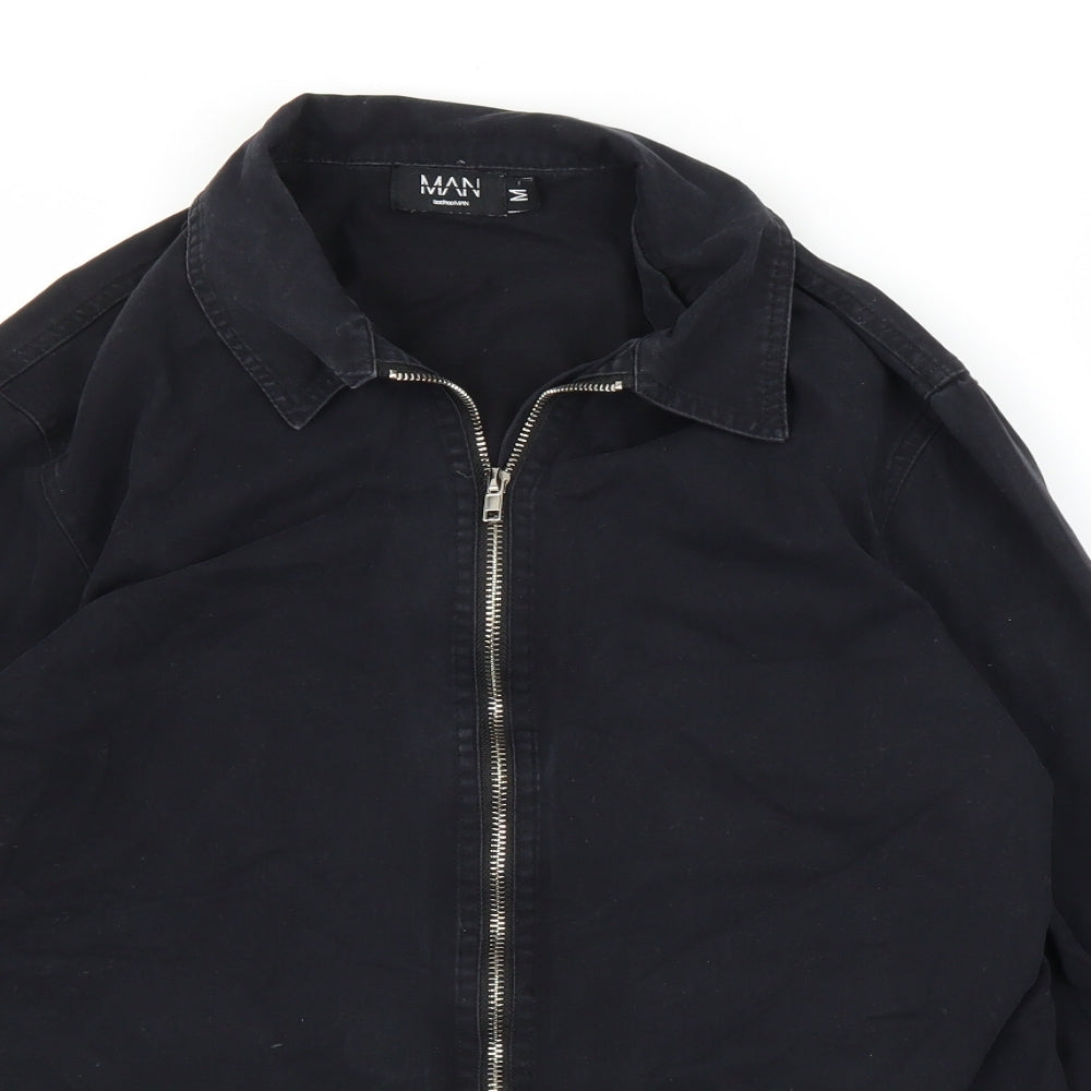 Boohoo Mens Black   Jacket  Size M