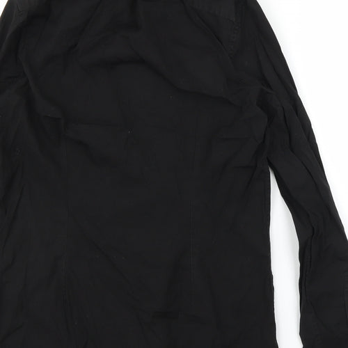 NEXT Mens Black    Button-Up Size 15.5