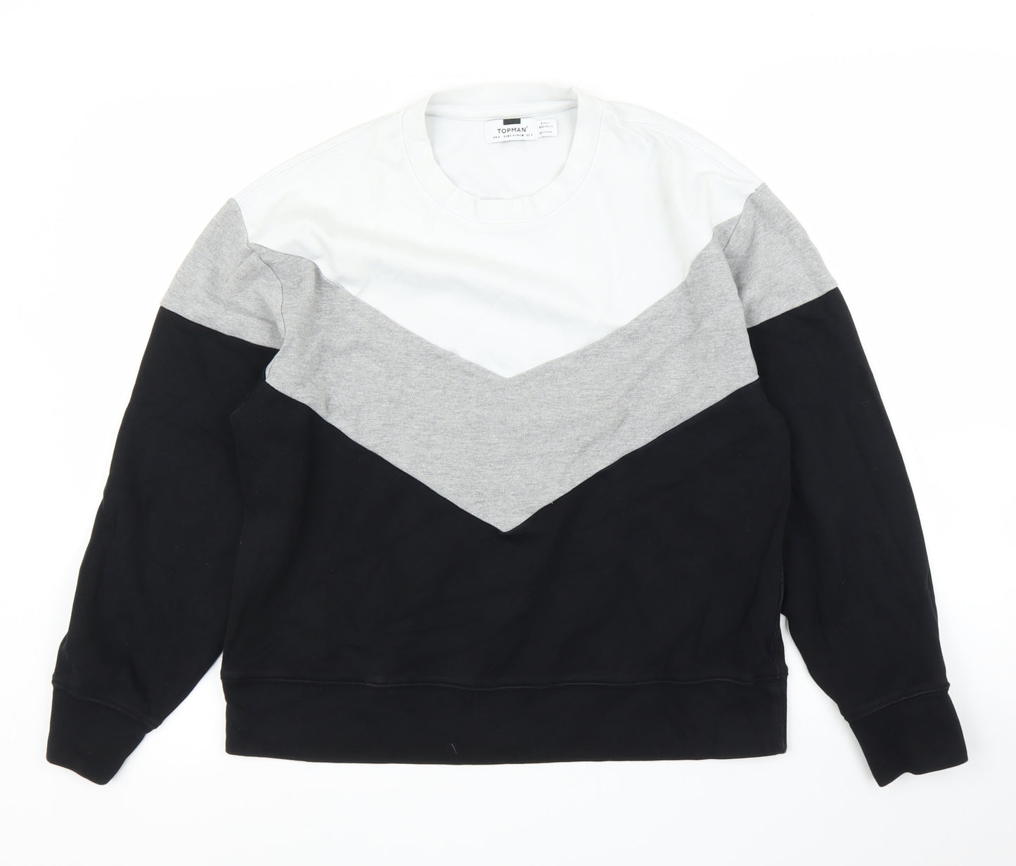 Topman Mens Grey   Pullover Jumper Size S
