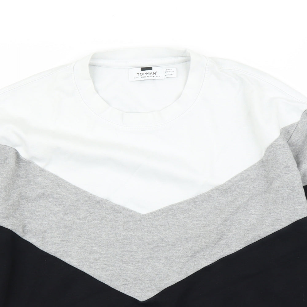 Topman Mens Grey   Pullover Jumper Size S