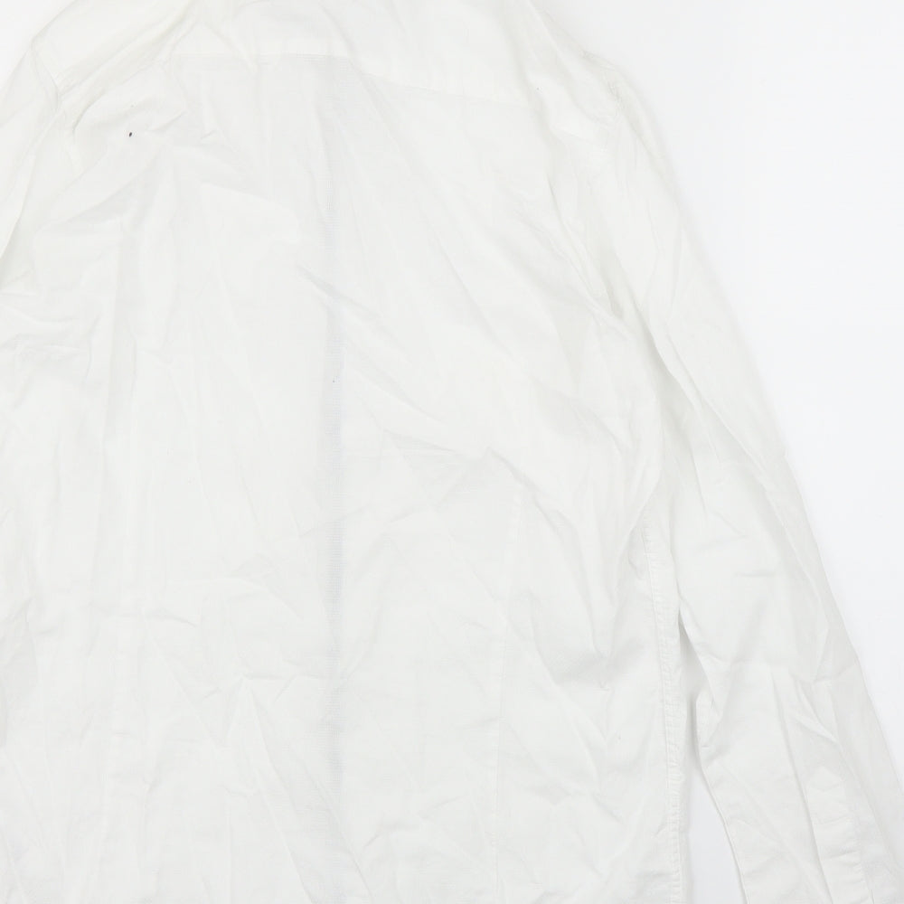 NEXT Mens White    Button-Up Size M