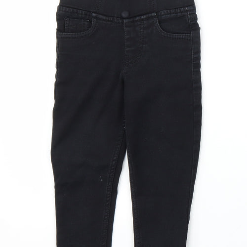 Attitude Girls Black  Denim Skinny Jeans Size 4-5 Years