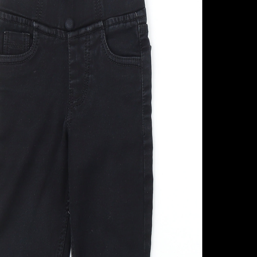 Attitude Girls Black  Denim Skinny Jeans Size 4-5 Years