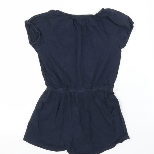 H&M Girls Blue   Romper One-Piece Size 7 Years