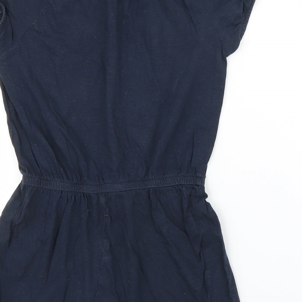 H&M Girls Blue   Romper One-Piece Size 7 Years