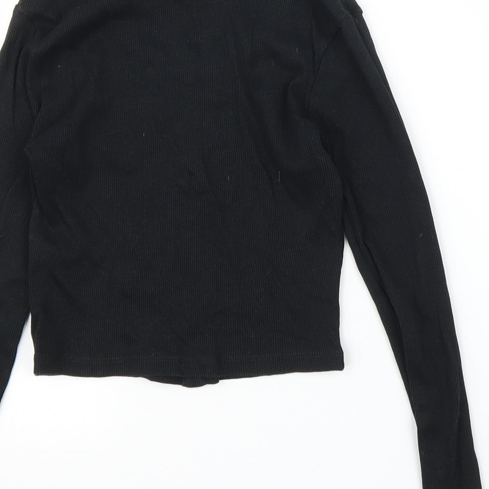 New Look Girls Black   Basic T-Shirt Size 10 Years