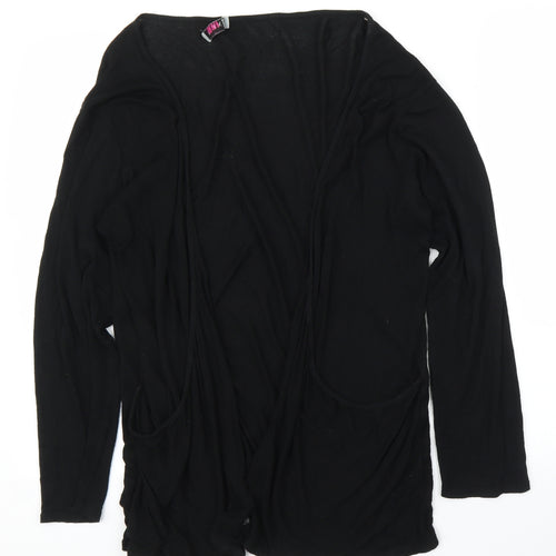 Mega Design Womens Black   Cardigan Jumper Size M