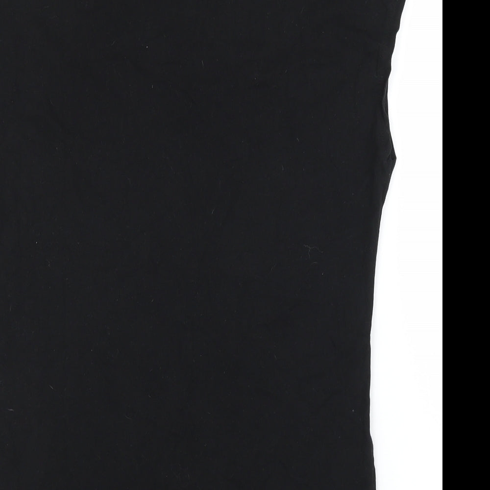 Papaya Womens Black   Tunic T-Shirt Size M