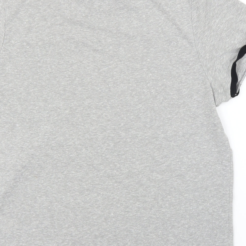 Primark Womens Grey   Ringer T-Shirt Size 16  - Friends