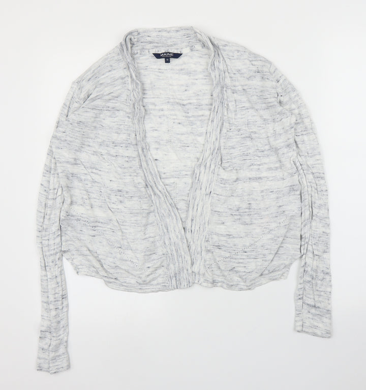 Debenhams Womens Grey Cardigan Jumper Size 10