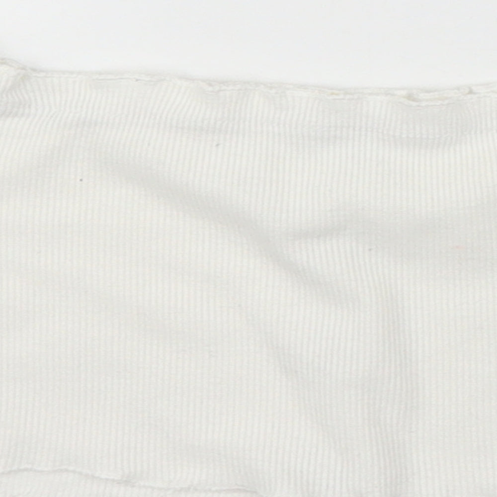SheIn Girls White   Cropped Blouse Size 7 Years