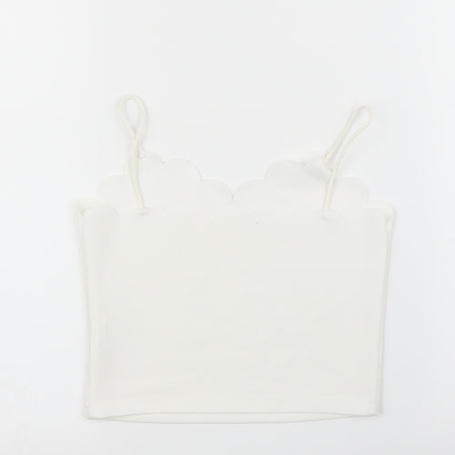 SheIn Girls White   Camisole Blouse Size 7 Years