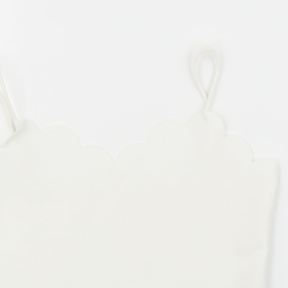 SheIn Girls White   Camisole Blouse Size 7 Years