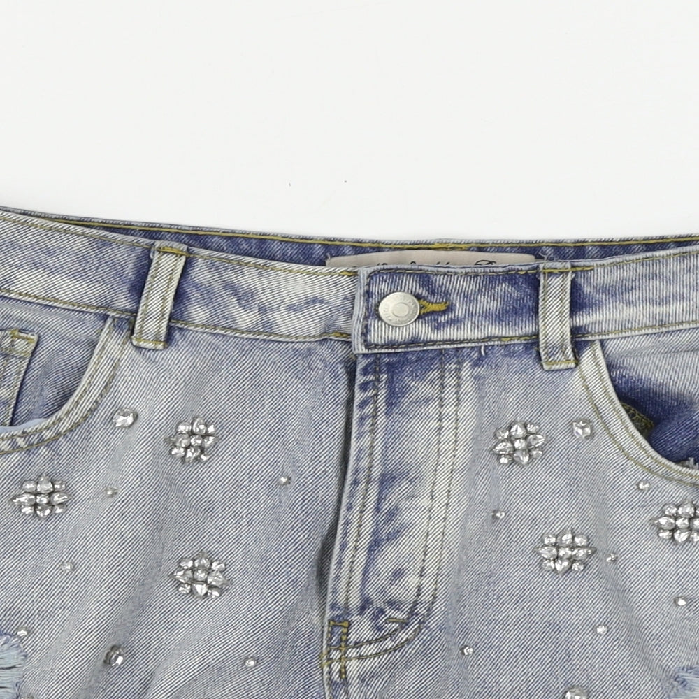 denim co Womens Blue   Cut-Off Shorts Size 12