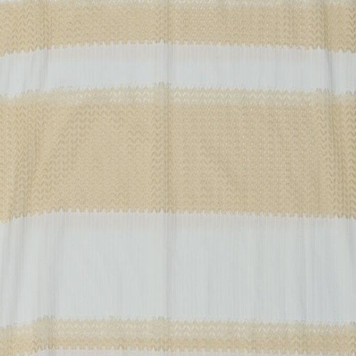 ellie white Womens Beige Striped  A-Line  Size M
