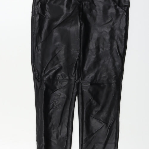 H&M  Womens Black   Trousers  Size 6 L27 in