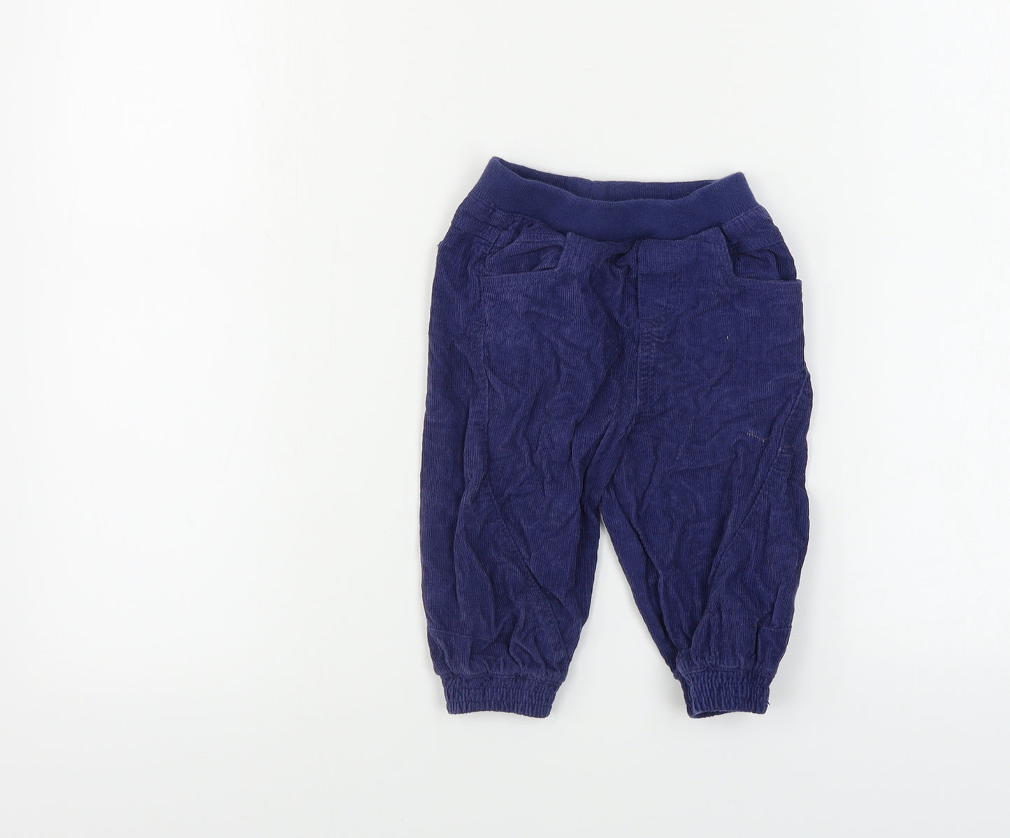 Matalan Boys Blue    Trousers Size 9-12 Months
