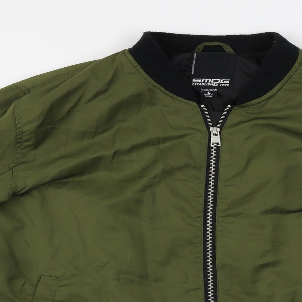 Smog Womens Green   Jacket Coat Size L