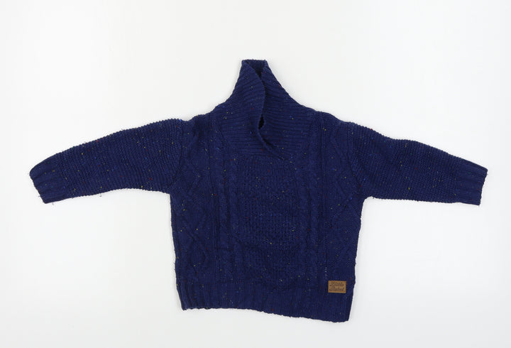 Rebel Boys Blue   Pullover Jumper Size 12-18 Months