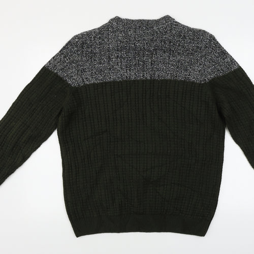 George  Mens Green   Pullover Jumper Size L