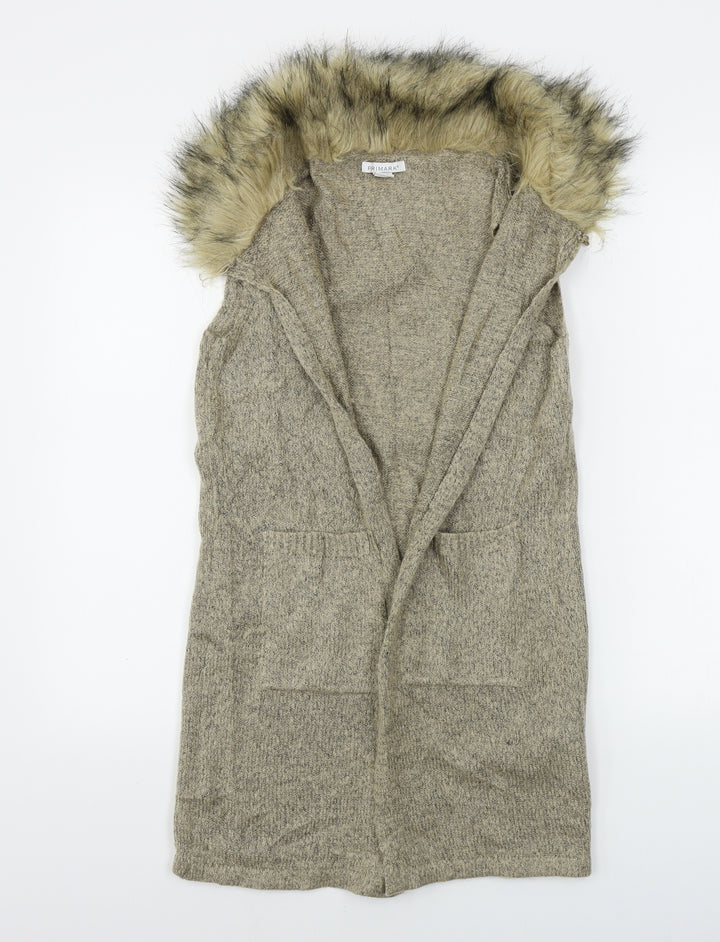Primark  Girls Brown   Cardigan Jumper Size 11-12 Years