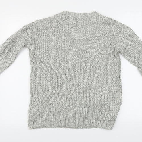 Papaya  Womens Grey   Pullover Jumper Size S