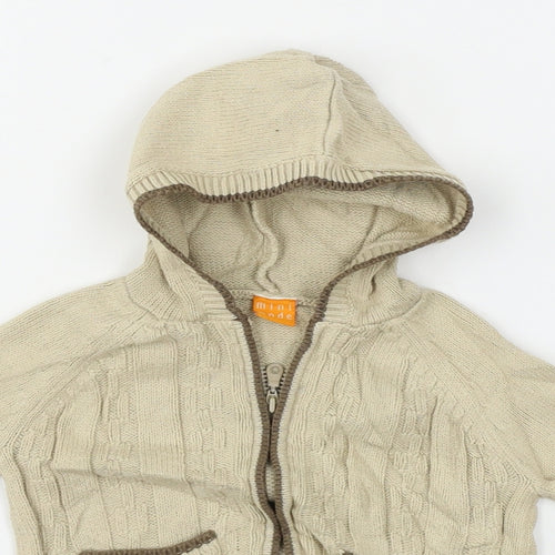 Preworn  Boys Beige   Jacket  Size 6-9 Months