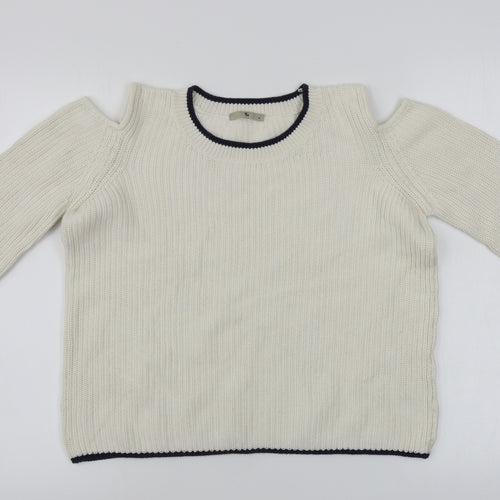 George Womens Ivory   Pullover Jumper Size 14
