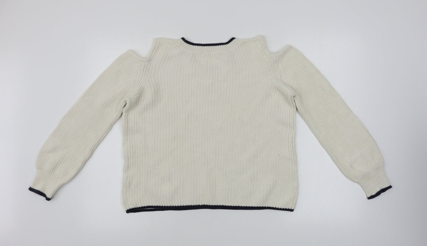 George Womens Ivory   Pullover Jumper Size 14