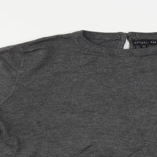 F&F  Womens Grey   Pullover Jumper Size 14