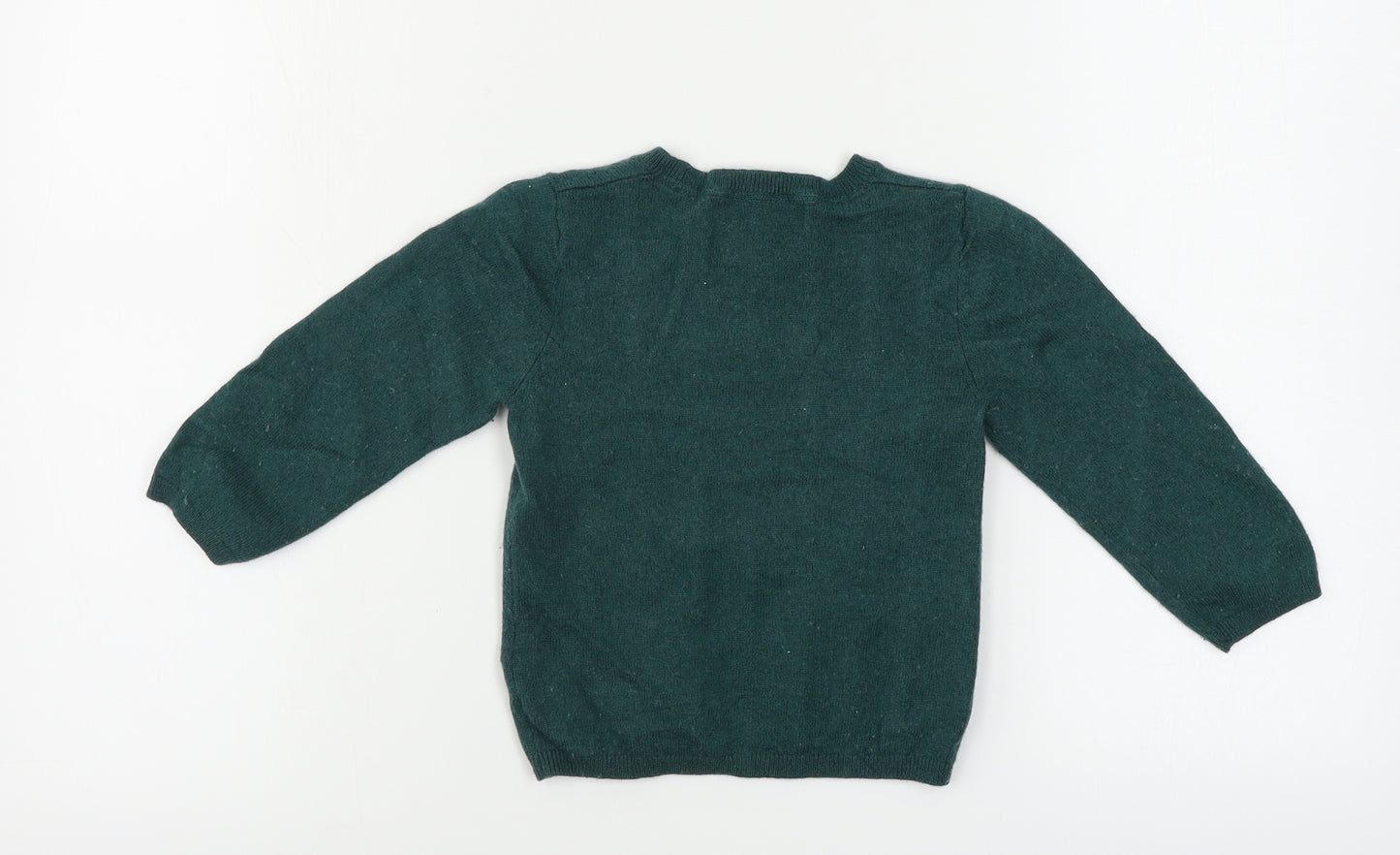 Marks and Spencer  Girls Green   Pullover Jumper Size 4-5 Years