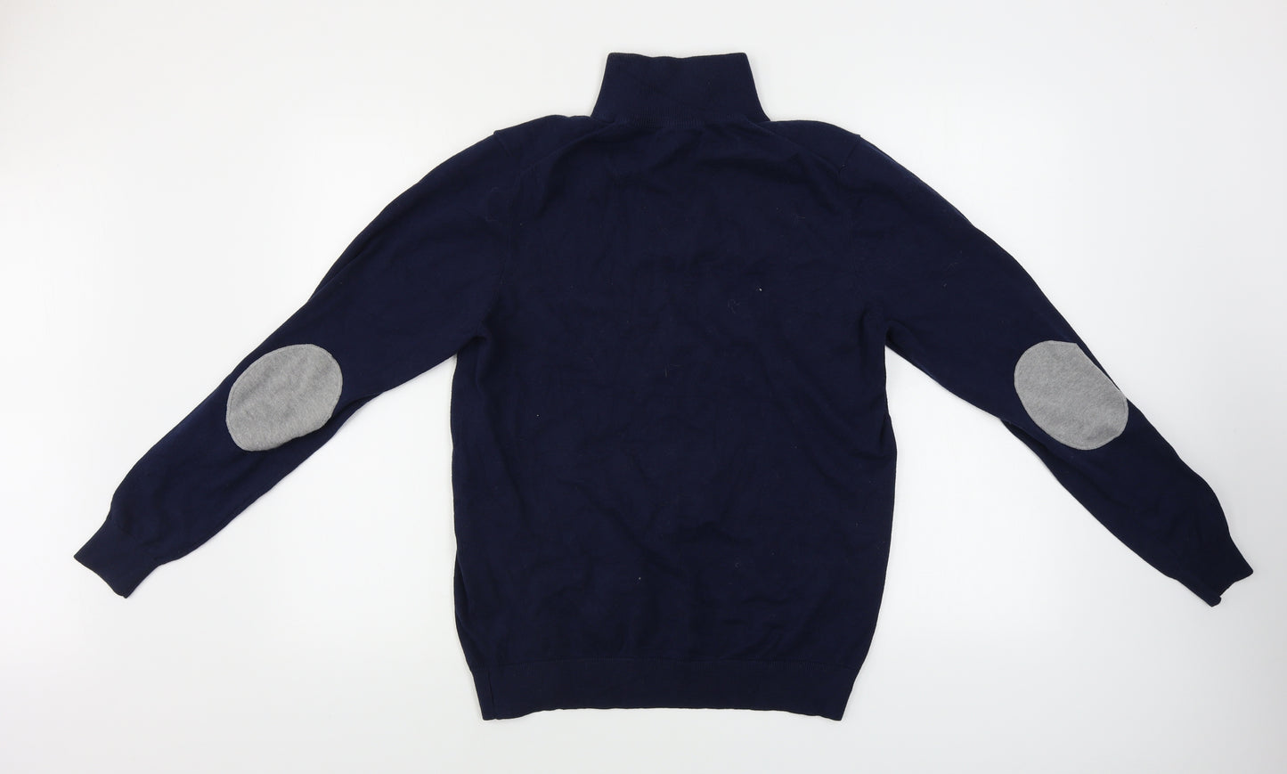Avenue  Mens Blue   Henley Jumper Size S