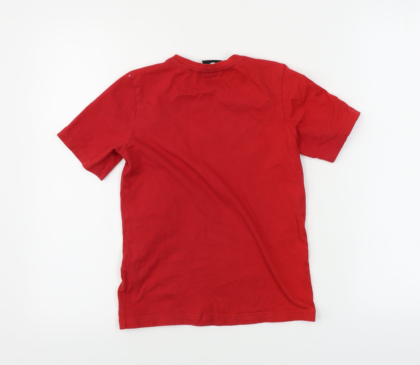 Jurassic Park  Boys Red   Basic T-Shirt Size 6-7 Years