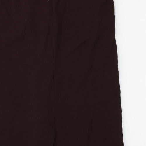Zara Womens Brown   A-Line Skirt Size L