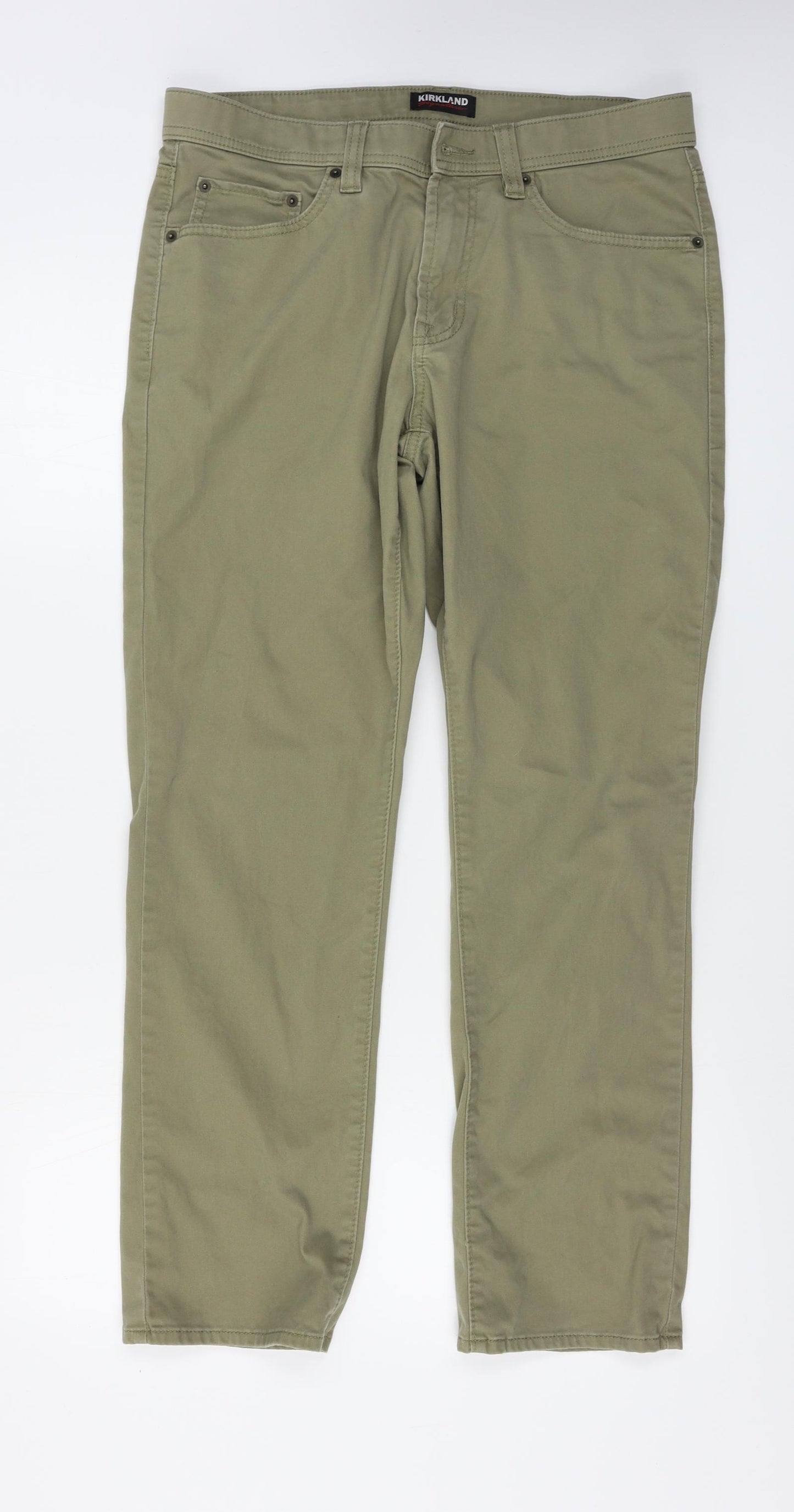 Kirkland  Mens Beige   Trousers  Size 32 in L32 in