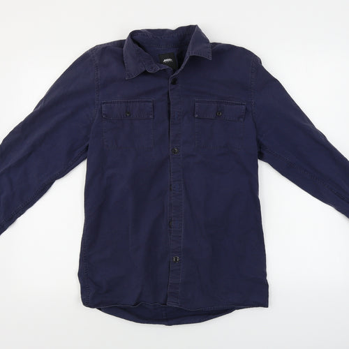 Burton  Mens Blue    Button-Up Size S