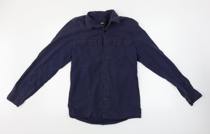 Burton  Mens Blue    Button-Up Size S