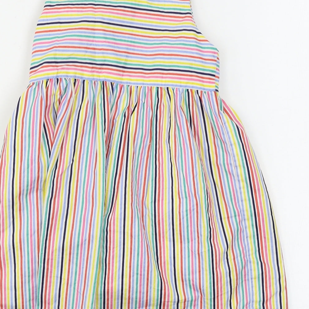 Mini Club Girls White Striped  A-Line  Size 2-3 Years