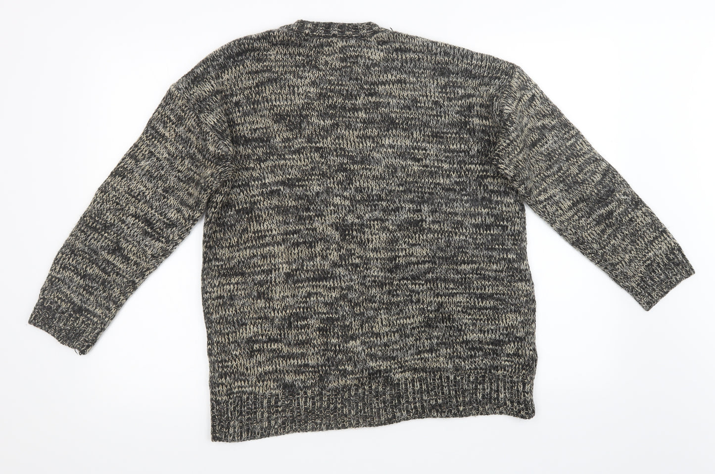 Marks and Spencer Womens Black  Knit Pullover Sweatshirt Size 12