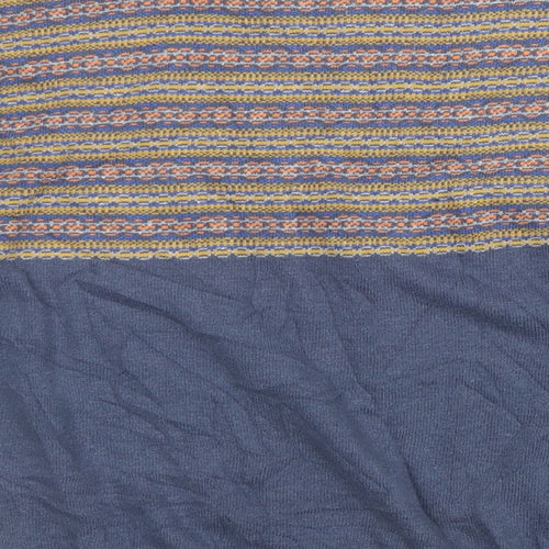 Burton Mens Blue Geometric Knit Pullover Sweatshirt Size M