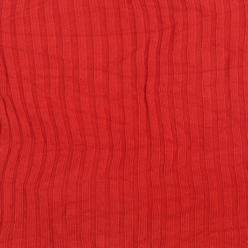 Olsen Womens Red  Rayon Pullover Sweatshirt Size 12