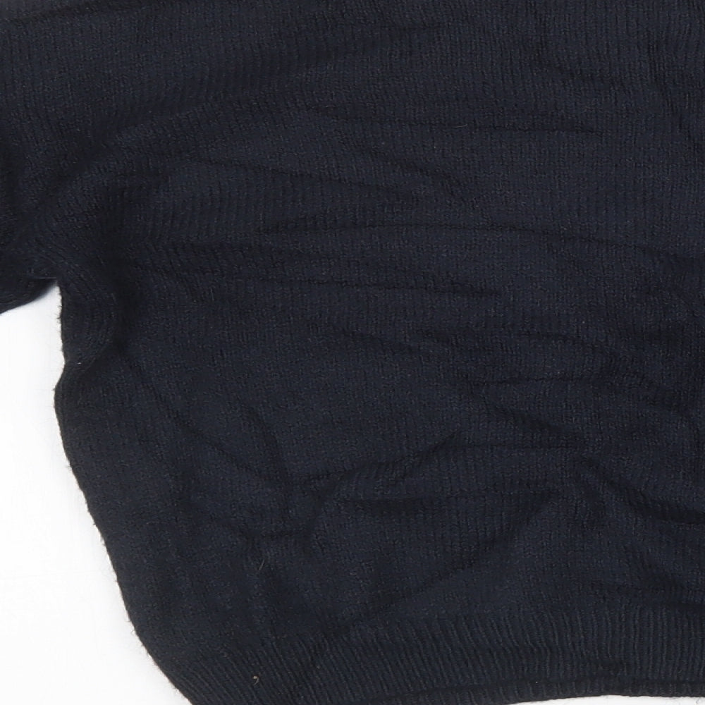 NEXT Girls Black  Knit Pullover Sweatshirt Size 12 Years