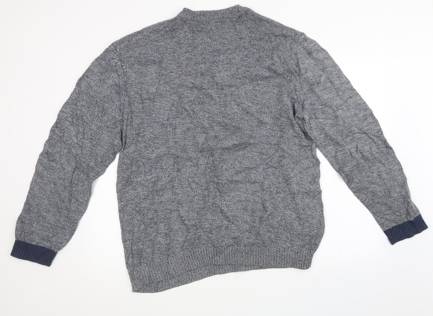 JACK & JONES Mens Blue  Knit Pullover Sweatshirt Size 2XL  - 40 - 42 inch