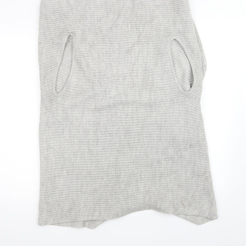 Marks and Spencer Womens Grey  Knit Cardigan Jumper Size M