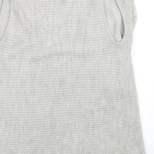 Marks and Spencer Womens Grey  Knit Cardigan Jumper Size M