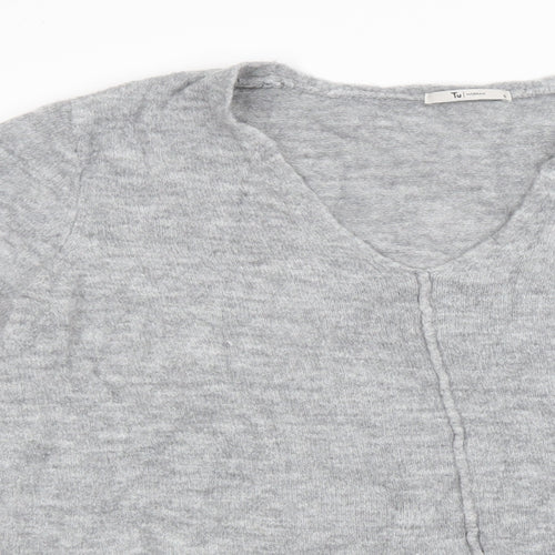 Sainsburys Womens Grey  Knit Pullover Sweatshirt Size 16